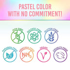 Punky Pastel Temporary Hair Color Spray, Pale Pink, 3.5 oz, 2-Pack