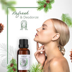 HBNO Fir Needle Essential Oil - 1 oz (30ml) Travel Size - Natural Fir Needle Oil - Perfect for Cleaning, Aromatherapy, DIY, Soap & Diffuser