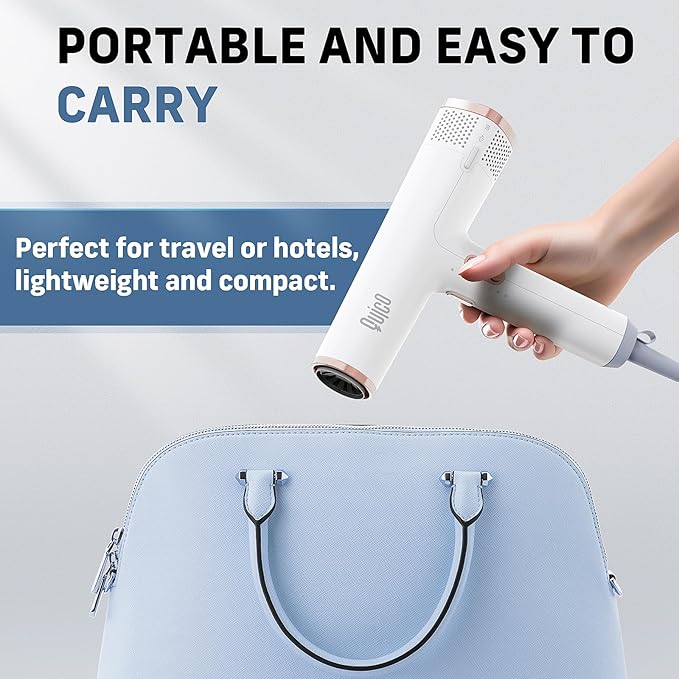 Quico Hair Blow Dryer, 1875W High-Speed BLDC Professional 110000 RPM Quiet Hair Dryer with Diffuser, 7X Faster Salon Blow Dryers for women, Adjustable Temp and Speed, Ionic Hair Dryer Home Travel Gift