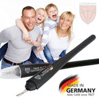 3 Swords Germany - Brand Quality Cuticle Knife Trimmer Remover Cutter (2 pcs.) Manicure Pedicure Grooming for Professional Finger & Toe Nail Care by 3 Swords, Made in Solingen Germany