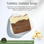 Marbela Cosmetics Yamma Jamma Handmade Soap Bar - Made in USA, Vegan Friendly, Palm Oil Free, Natural Bar Soap - Gentle Face & Body Soap for Daily Skin Care, Moisturizing & Nourishing - 3.5 oz