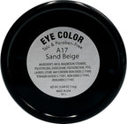 Sand Beige Cool Toned Taupe Neutral Light Brown Pressed Powder Single Vegan Eyeshadow; Talc, Paraben & Cruelty Free