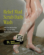 Relief Mud Scrub Daily Body Wash by Brmud for Unisex - 16.9 oz Body Wash