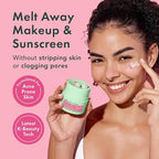 Rael Makeup Remover, Miracle Clear Cleansing Balm – Twist-Up Makeup Remover Balm with Rice Bran & Jojoba Oils, Korean Skin Care (1.69 fl oz)