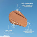 Bali Body Bronzing Serum | Hydrating with Hyaluronic Acid & Vitamin E | Anti-Aging Skin Bronzing Serum for Face | Lightweight, Non-Greasy, Buildable Skin Tint | Cruelty-Free (30 ml / 1.01 fl oz)