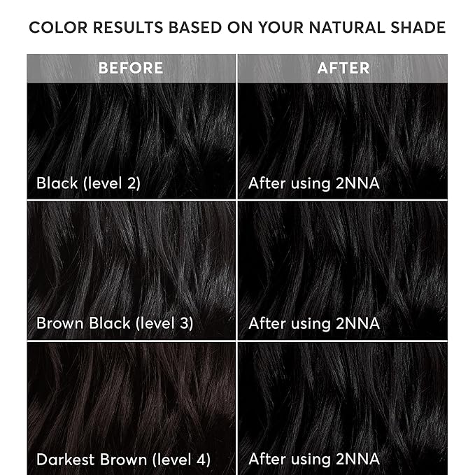 Madison Reed Radiant Hair Color Kit - 2NNA Darkest Cool Black with Ash Undertones (Pescara Black), Dimensional Gray Hair Blending Permanent Hair Dye, PPD-Free & Ammonia-Free, 2 Pack