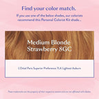 eSalon Permanent Hair Color & Hair Dye Complete Kit - Medium Blonde Strawberry- Personal Colorist Kit for Up To 100% Gray Coverage for All Hair Types - Professional-Grade Ammonia-Free Hair Dye