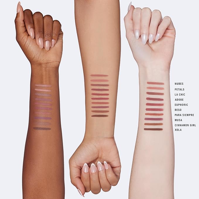 Ortega Beauty Soft Contour Lip Liner By Etienne Flex Precision Tip, Infused with Blue Agave For Defined and Plump Lips