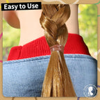 Teenitor Elastic Hair Bands, Rubber Bands for Hair, Small Hair Ties, 300pcs, Light Brown