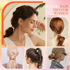 Hair Ties No Damage - 10PCS Ponytail Holders - Elastic Hair Ties for Thick Hair - Braided Hair Bands for Women Girls's Hair - Neon