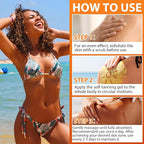 Tanning Accelerator, Tan Accelerator Cream, Tanning Bed Accelerator Lotion - for Sunbeds & Outdoor Sun, with Carrot Tanning Cream, Achieve a Natural Tan Skin 150g