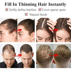 VOLLUCK Root Touch up Powder, Long-lasting Gray Hair Cover up Powder for All Hair Types, Waterproof for Women and Men (Brown, 0.42 0unce)