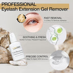 LASHVIEW Sensitive Lash Remover for Lash Extensions - Clear Eyelash Extension Remover Gel 15ml