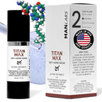 Titan MAX Anti-Aging Face Serum for Men – Ultra Potency Mens Face Moisturizer – Men, Dark Spots, Wrinkles, Fine Lines – Vitamin C & E, 10% Niacinamide, Hyaluronic Acid – Unscented