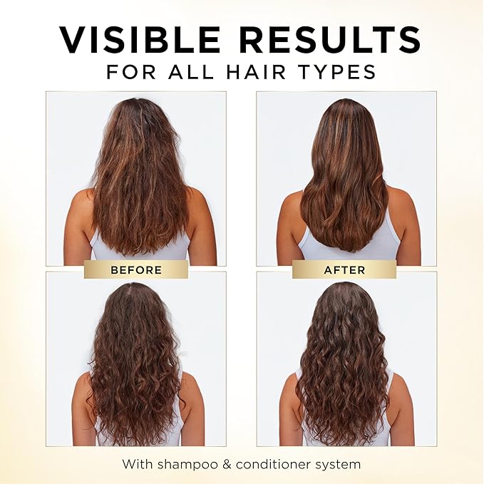 Pantene Shampoo & Conditioner Set, Daily Moisture Renewal - Pro-V Nutrients for Dry, Color-Treated, Straight to Curly Hair, 72-Hour Hydration & Softness, 52.8 Oz Total + Miracle Rescue Shot (0.5 Oz)