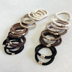 Hair Ties for Thick Hair,25PCS No Damage, Braided Elastics Hair Bands Ponytail Holders for Women