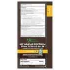 Earth's Daughter SPF Lip Balm 4-Pack Citrus Flavor Stocking Stuffers - Lip Sunscreen, SPF 15, Organic Ingredients, Beeswax, Coconut Oil, Vitamin E - Hypoallergenic, Paraben Free, Gluten Free