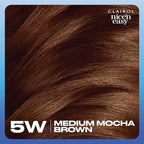Clairol Nice'n Easy Permanent Hair Dye, 5W Medium Mocha Brown Hair Color, Pack of 3