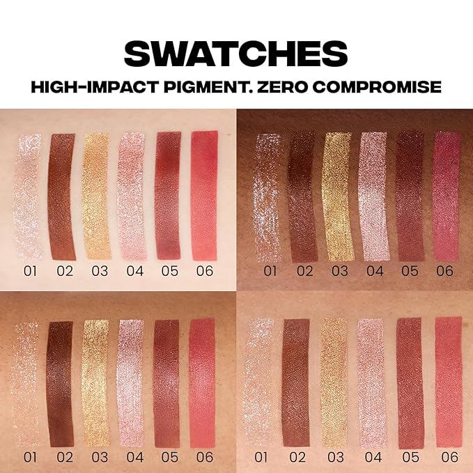 Sacheu Liquid Eyeshadow STAY-N Longwear Eye Makeup — Buildable Highly Pigmented & Blendable Eye Shadow Cream in Matte & Shimmer Finishes, Espress Yo Self