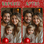 8Pcs Christmas Face Makeup Patches, Glitter Freckles Face Tattoo for Teenagers & Young Women, Sparkle Freckles Waterproof Face Glitter Freckles for Christmas (8PcsI)