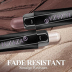 10PCS Eyeshadow Stick,Shimmer And Matte Brown Metallic Cream Eyeshadow Pencil Crayon with Smudge-proof & Waterproof, Eye Brightener Stick, Ideal Gift for Women - Ash Rose