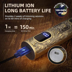 Ufree Beard Trimmer for Men, Electric Razor Shaver, Cordless Hair Clipper Shaving Kit for Mustache Body Nose Ear Hair Facial, Adjustable Beard Grooming Kit Birthday Gifts for Men