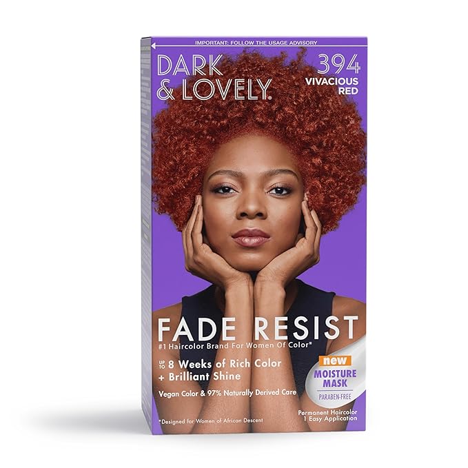 SoftSheen-Carson Dark and Lovely Fade Resist Rich Conditioning Color, Vivacious Red 394