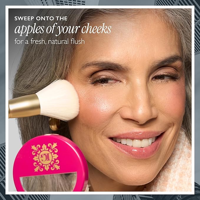 LAURA GELLER NEW YORK Holiday 2025 Limited Edition Baked Blush-n-Brighten Marbleized Blush - Skyline Sunset - Pink Color for Cheeks