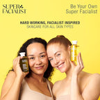 Super Facialist Vitamin C Daily Micro‑Polish – Face Exfoliator Scrub & Facial Cleanser – Biodegradable Facial Exfoliator for Women – Gentle Face Scrub for Radiant Skin 4.2 oz