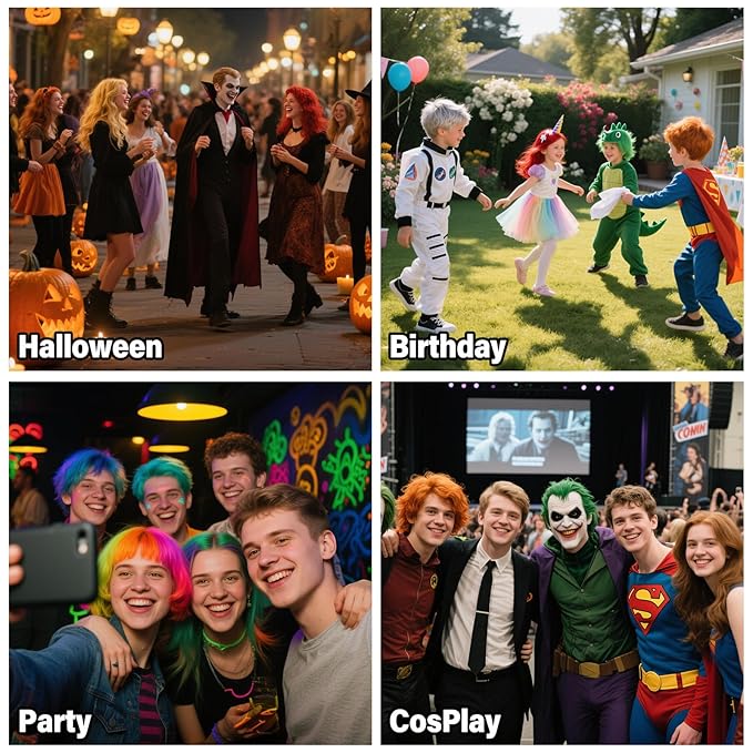 Blue Temporary Hair Color Spray for or Kids Women Men, Temporary Blue Hair Dye, Washable Natural Hair Wax Color,Hair Coloring Strong Gel Cream for Christmas Party Makeup,Cosplay(Dark Blue4.06oz)