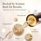 TS Gold Plus Shampoo | Hair Loss Shampoo with Biotin, Gold Extract & Niacinamide | Scalp Circulation & Volume Care | Sulfate-Free Korean Hair Care for Thinning Hair (17.6 Fl Oz / 500mL)