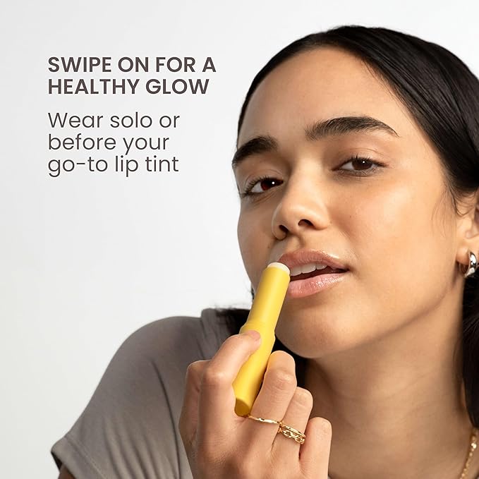 Burt's Bees Boosted Lip Balm Sheer Plus; Vitamin Lip Balm, Nourishing Vitamin C, E, and F Core; 24 Hour Moisture; Tint Free, Semi Glossy Finish; 100% Natural Origin; 1 Tube; 0.16 Oz.