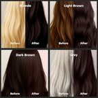 Herbishh Hair Color Shampoo for Gray Magic Dye Colors in Minutes Long Lasting 500ml 3-In-1 Color Ammonia-Free (Dark Coffee)