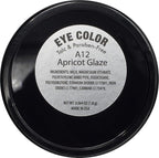 Apricot Peach Glaze Shimmering Bronze Warm Yellow Gold Pressed Powder Single Eyeshadow; Talc, Paraben & Cruelty Free