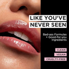 Deck of Scarlet Threeway Solid Lip Oil, Vegan Formula With Hyaluronic Acid and Hydrating Oil Blend, Glossy Finish - Pink Provocateur