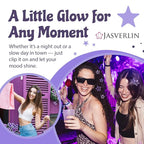 36 Pcs Star Hair Clips, Y2k Cute Snap Barrettes for Women Thin Thick Hair, Colorful Kawaii Girls Rave Accessories Glitter Non Slip Metal Hairclips Assorted Sizes (Purple)