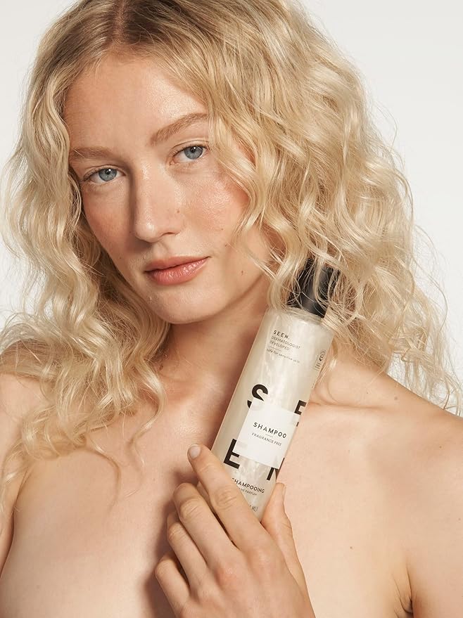 SEEN Shampoo & Conditioner Bundle, Fragrance-Free - Non-Comedogenic & Hair Care - Dermatologist-Developed, Safe for Sensitive, Eczema & Acne-Prone Skin