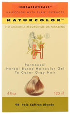 naturcolor Haircolor - Pale Saffron Blonde Hair Dye, 4 Fl Oz (9R)
