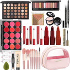 MISS ROSE M All In One Full Makeup Kit for Women, Multipurpose Makeup Sets, Beginners and Professionals Alike, Easy to Carry(Pink)