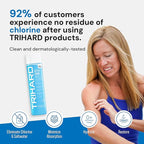 TRIHARD Chlorine Removal Body Wash, Protects and Hydrates Sensitive Skin from Pool and Ocean, Pool Essentials for Post Swim Chlorine Skin Protection