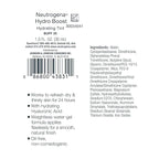 Neutrogena Hydro Boost Hydrating Tint Foundation Makeup for Dry Skin, with Hyaluronic Acid, Lightweight Oil-Free Water Gel, Non-Comedogenic, 30 Buff Color, 1.0 fl. oz