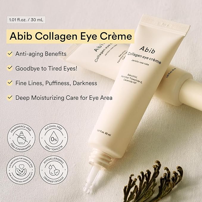 Abib Eye Deal Collagen Eye Care Kit, Korean Under Eye Patches for Puffy Eyes and Dark Circles, Anti-Wrinkle