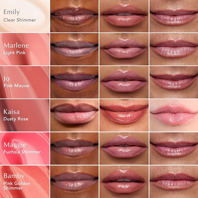 Thrive Causemetics Sheer Strength Lip Plumping Peptide Gloss, Lip Plumper with Vitamin E, Peptides, Plumps, Smooths & Hydrates Lips, High Shine, Vegan & Cruelty Free, Jo (Pink Mauve)