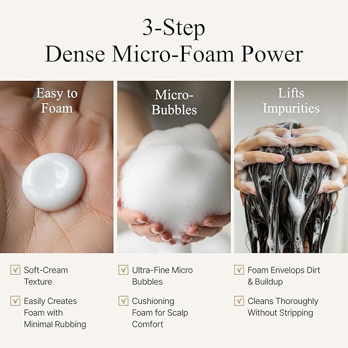 TS Gold Plus Shampoo | Hair Loss Shampoo with Biotin, Gold Extract & Niacinamide | Scalp Circulation & Volume Care | Sulfate-Free Korean Hair Care for Thinning Hair (17.6 Fl Oz / 500mL)