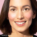 LAURA GELLER NEW YORK Baked Blush-n-Brighten Marbleized Blush for Cheeks - Sunlit Rose - Satin Finish - Buildable Color