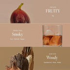 Fig Whisky Hydrating Body Oil – Fast-Absorbing & Non-Greasy Moisturizer with Fig, Argan & Jojoba Oils – Silky Smooth Glow & Deep Nourishment, Woody Scent, 3.38 fl. oz