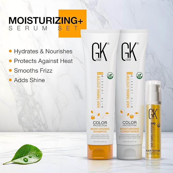GK HAIR Global Keratin Moisturizing Shampoo and Conditioner Sets (MOISDUO100+S10)