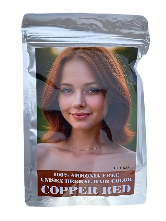 FUEL THE ARMY® 80% Natural Hair Dye 100 Grams (Copper Red)