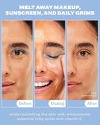 Then I Met You Living Cleansing Balm, Melts Makeup & Sunscreen, Non-Stripping Zero Residue Oil Cleanser with Seaberry, Olive, Grape Seed Oils, Vit E & Persimmon, First-Step Clean Vegan Korean Skincare