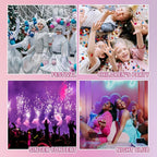 DAGEDA Rainbow Body Glitter Gel, Face Glitter for Pride Day Makeup Sequins Shimmer Eyeshadow, Chunky Glitter for Face Hair, Holographic Cosmetic Laser Powder Festival Glitter Makeup1.7oz (Candy Color)